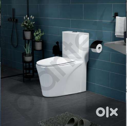 Plantex Platinum Ceramic Rimless Western Commode S Trap Outlet