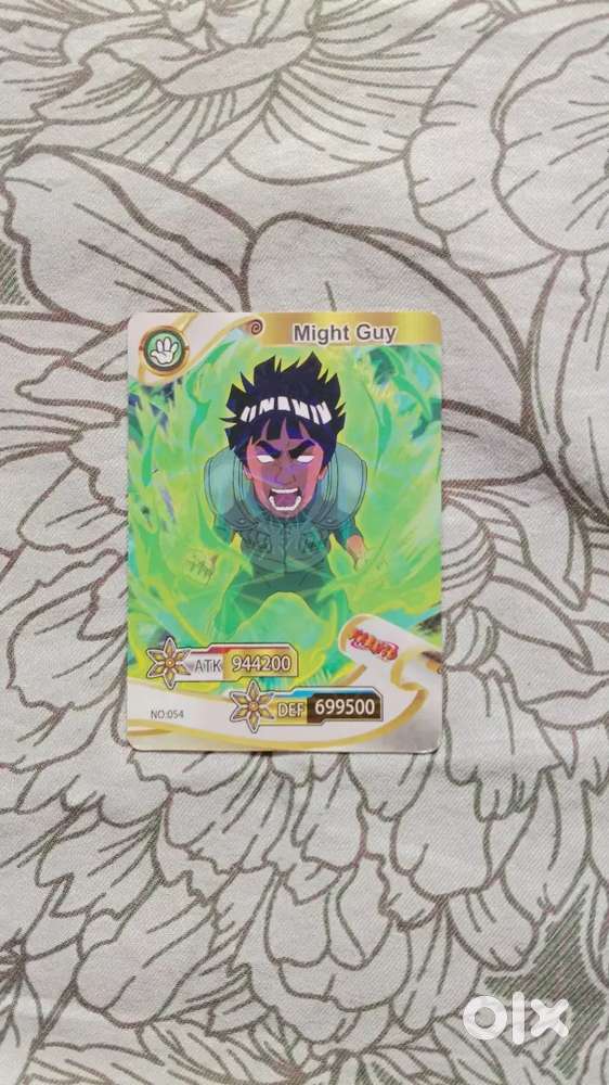 Might Guy rare Naruto card