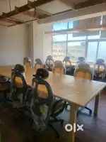 AC Luxery 13 workstation with confrance room ultra furnished