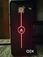 Personal computer with mouse and keyboard.