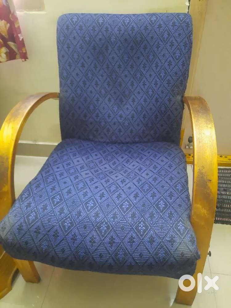 Cane sofa set with center table and computer table.