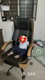 Office chair & Fridge
