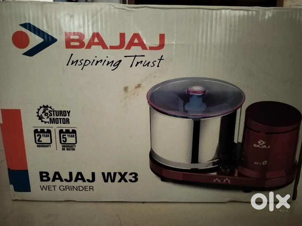 Bajaj Wet Grinder ( WX3 ) Unused