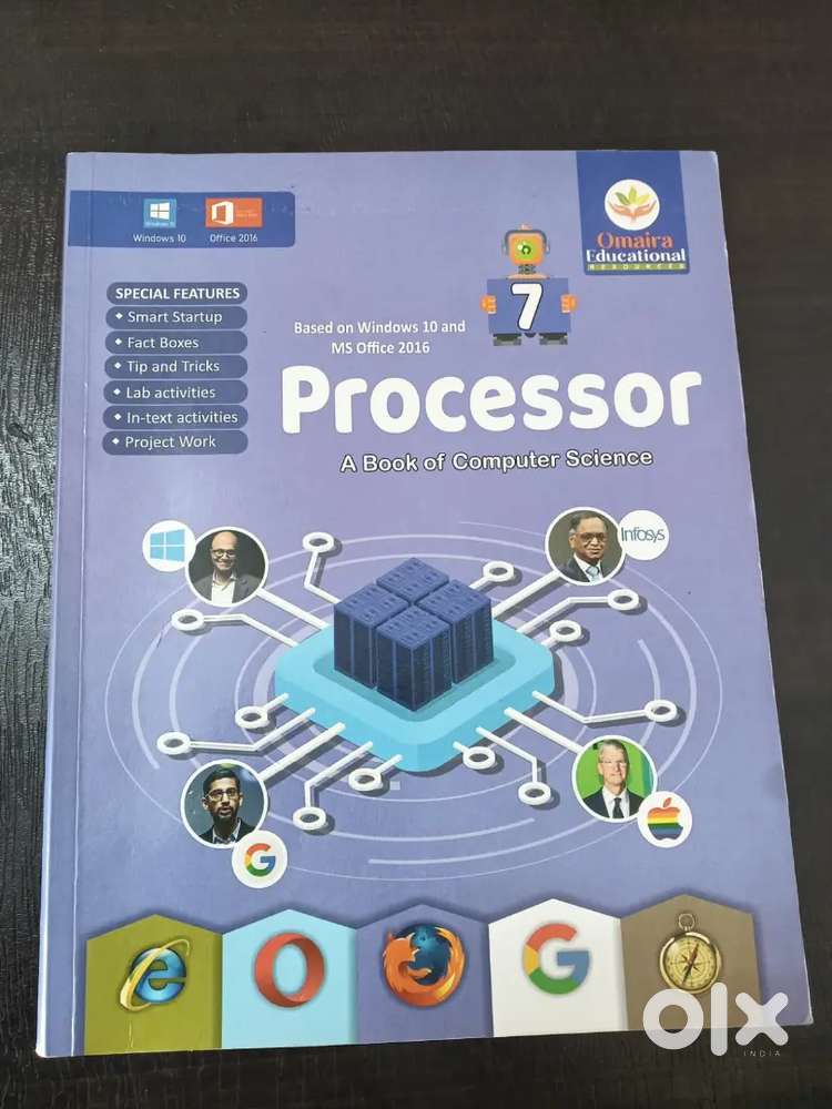 Processer book of computer science for class 7th