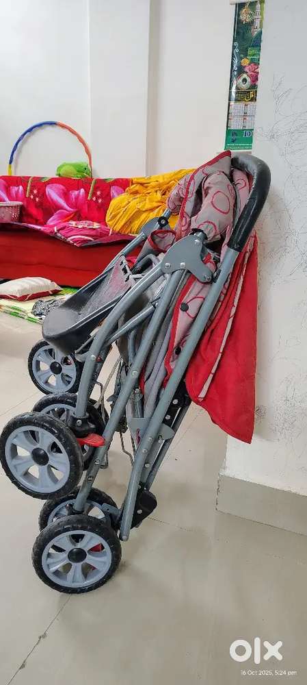 Sofa Cum Bed 3+2 and Baby Walker and Cradle and Cycle
