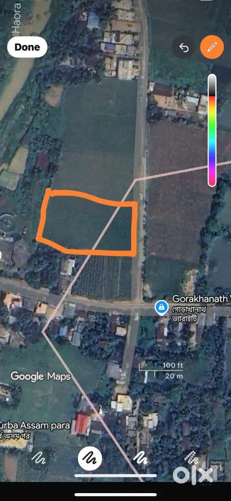 1 kani jaga plot kre bikri hobe piz roadRanirbazar nalgaria assampara