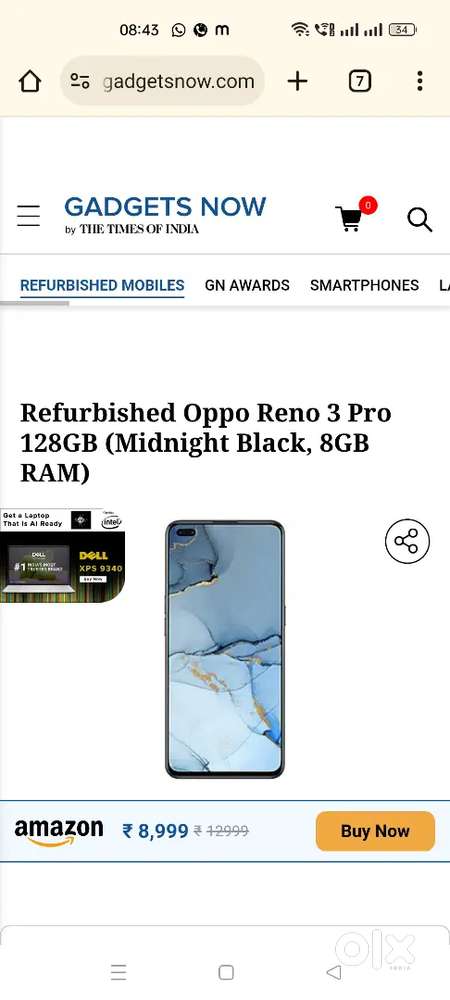 Oppo reno 3 pro