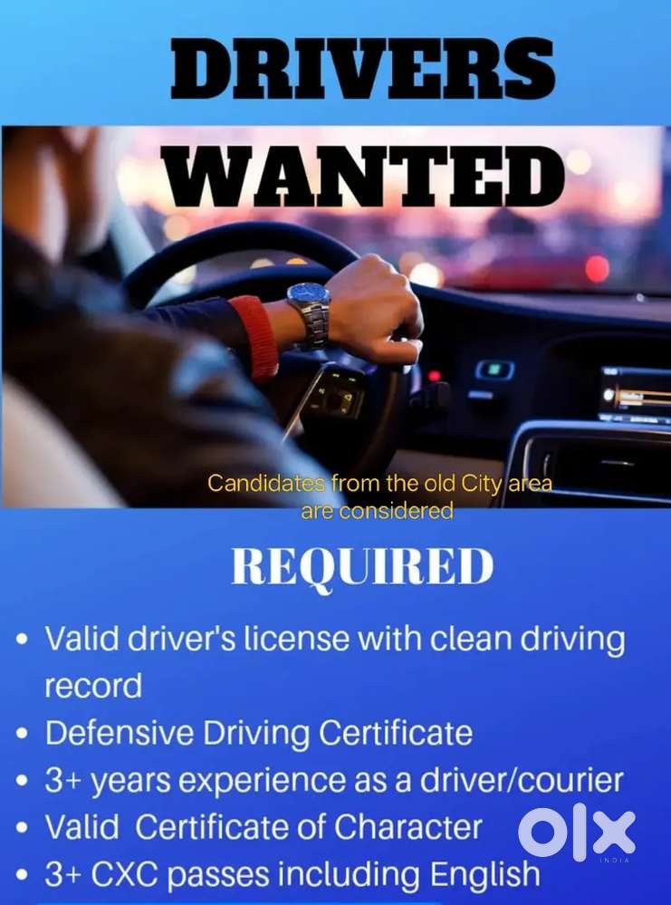 Urgently hiring for night Driver Wanted for Old City Areas for uber
