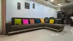 Sofa Set, Double Bed, Wardrobe & AC
