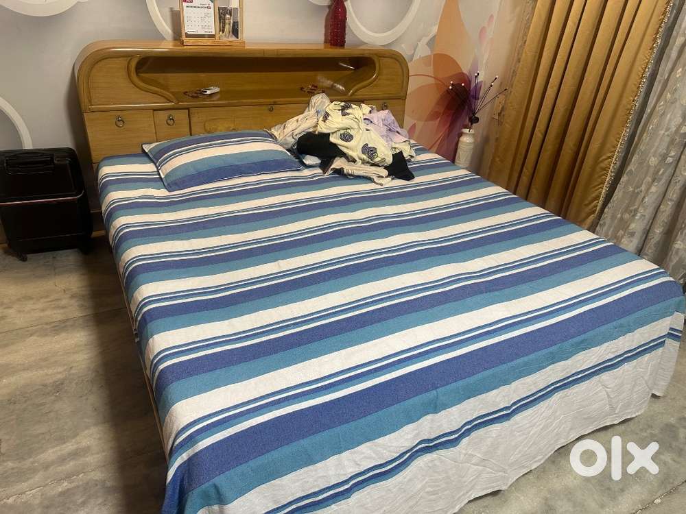 Wooden bed