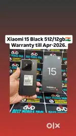 Xiaomi 15 black 512/12gb Indian Unit Only Activated*Exchange Welcome*