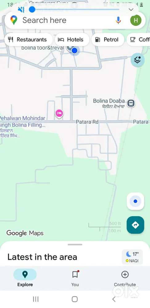 11 foot road near patara road bolina school 200m side