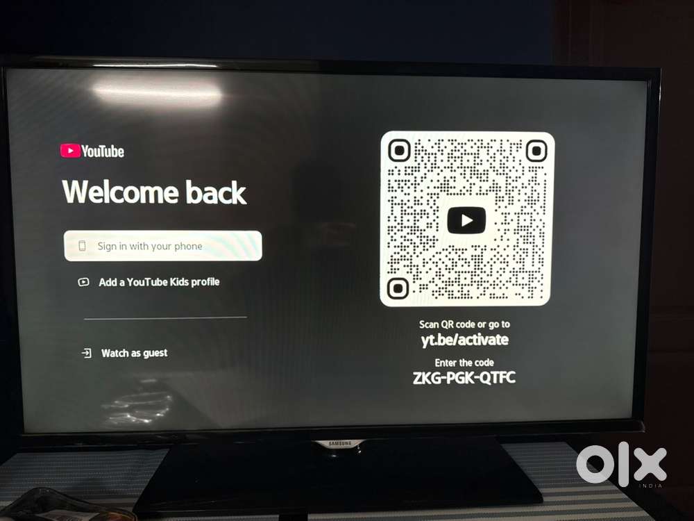 Samsung 40inch led smart tv