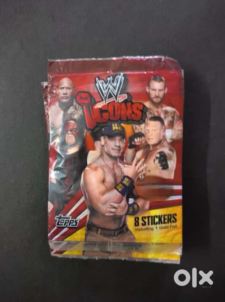 EXCLUSIVE WWE SLAM ATTAX STICKERS RARE & ORIGINAL