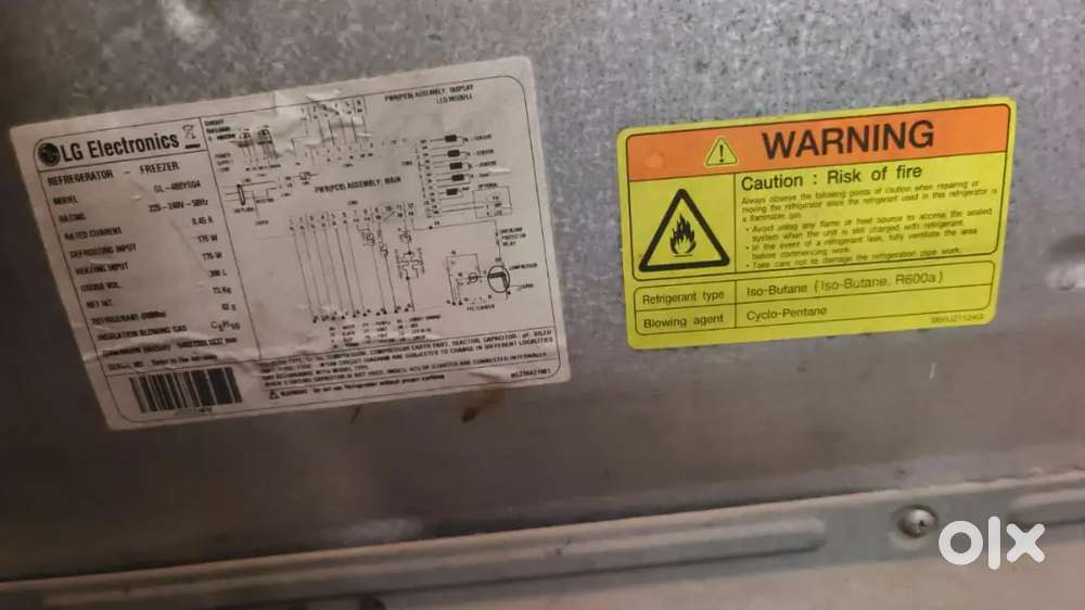 Lg refrigerator 390 ltr good condition