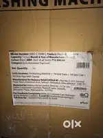 Kelvinator washing machine 7kg new