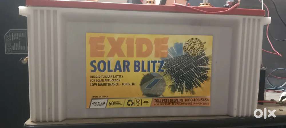 EXIDE105AH Battery1.5Years use