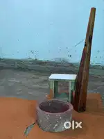 14” ਸੁਨਹਿਰਾ ਲਾਲ ਪੱਥਰ ਦਾ