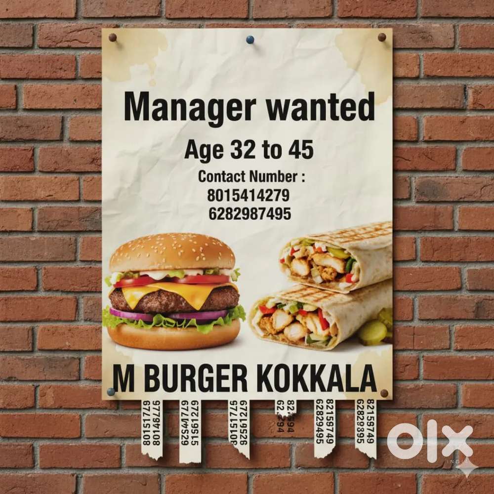 Manager job
