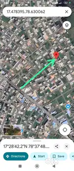 167sqrds open plot in  rampally near Charlapally railway station ECIL