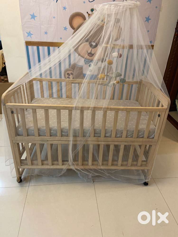 3 in 1: Baby crib, Rocking cot and Toddler bed