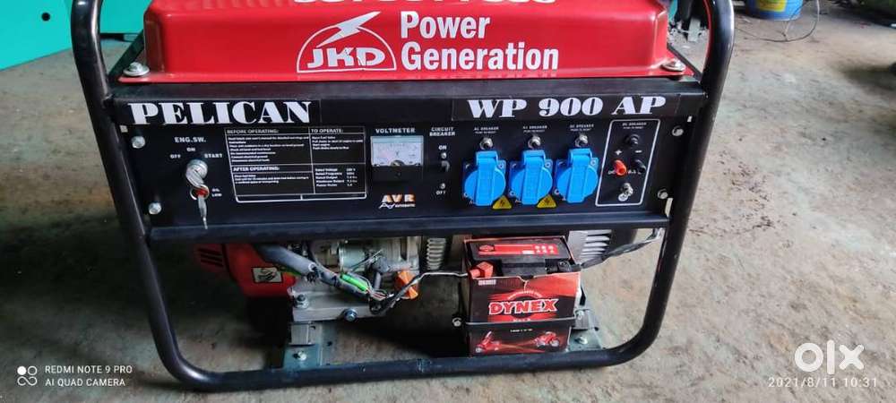 7.5 kva petrol portable brand new genset