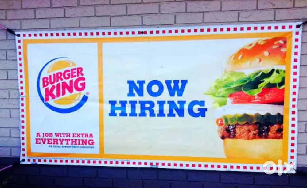 Hiring in Burgerking boys and girls