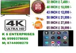 50 INCH SMART LED TV @ 21,999 /-