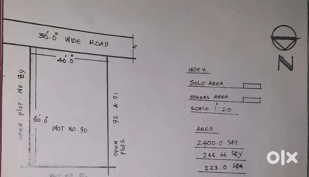 PLOT FOR SALE -Reputed & Posh Colony - Dwarka Nagar - ST Thomas School