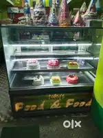 Sweets cake fridge