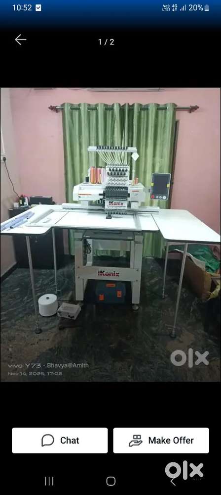 Computer embroidery mechine