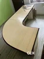 Wooden counter