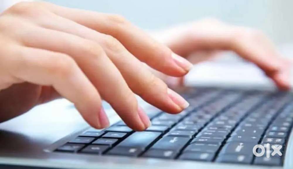 Typing job simple page typing work