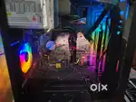 Browsing PC with RGB cabinet.