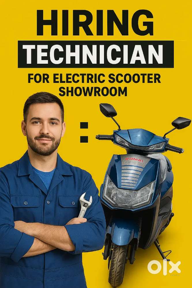 Technician Required for Electric Scooter Showroom Thiruvalla
