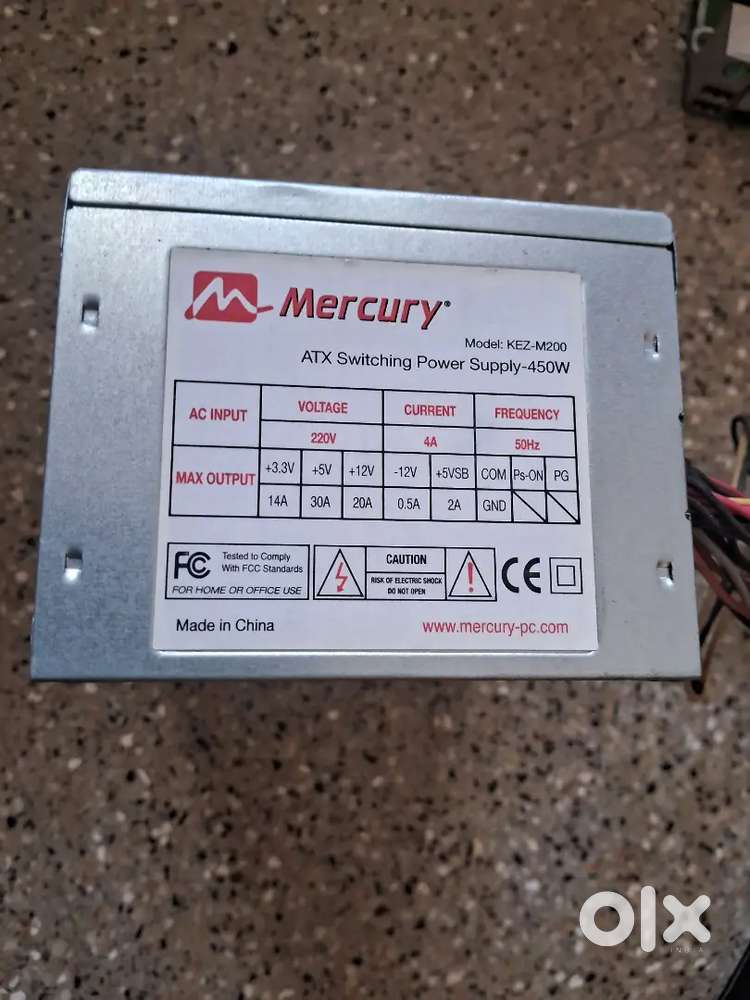 Mercury ATX Switching Power Supply 450W