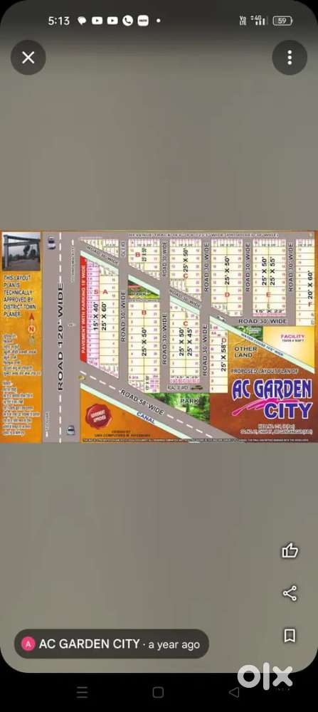 AC GARDEN CITY DREAM PROJECT NEAR BHARATMALA