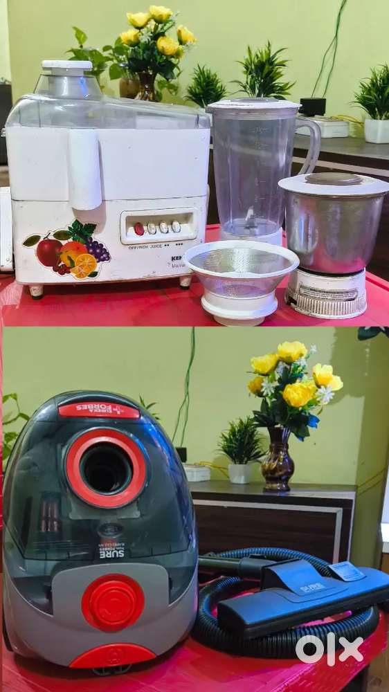 Vaccum cleaner & juicer mixer grinder