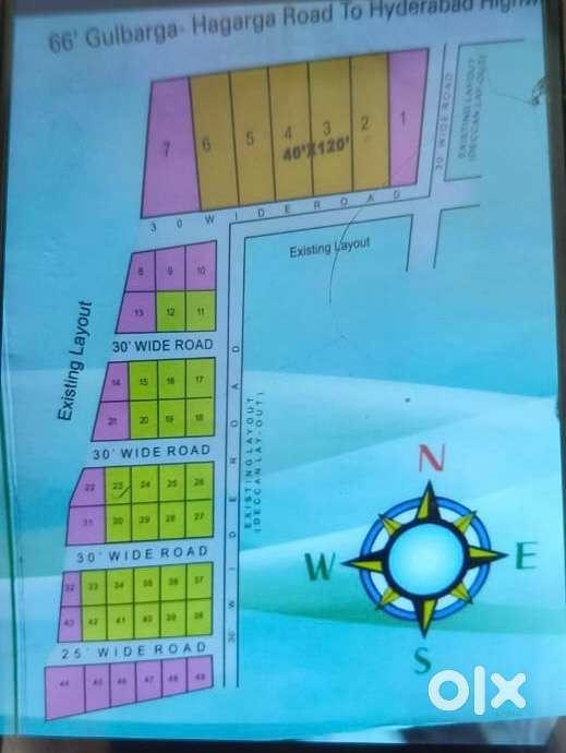 Non NA plot for sale at Hagarga Road near smart tech school