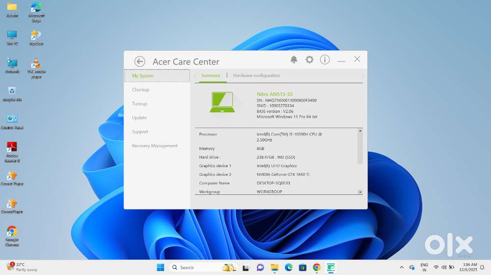 Laptop Acer Nitro AN515-55