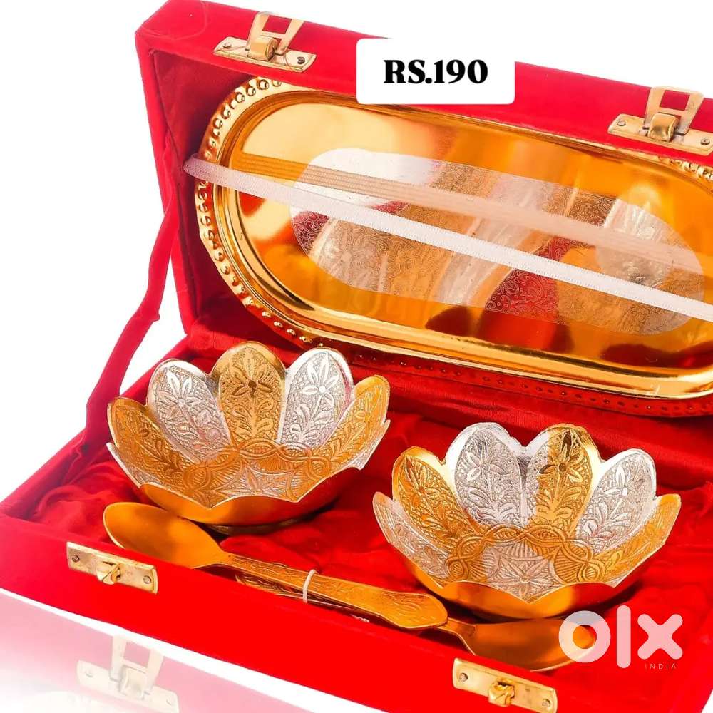 GIFTED BOWL SET ALL GIFTING ITEM POOJA ARTICLE