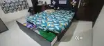 DOUBLE BED WITH TWO MATTRESSES