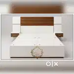 Khwaja furniture. Royal Sagwan bed. Bajaj finance available