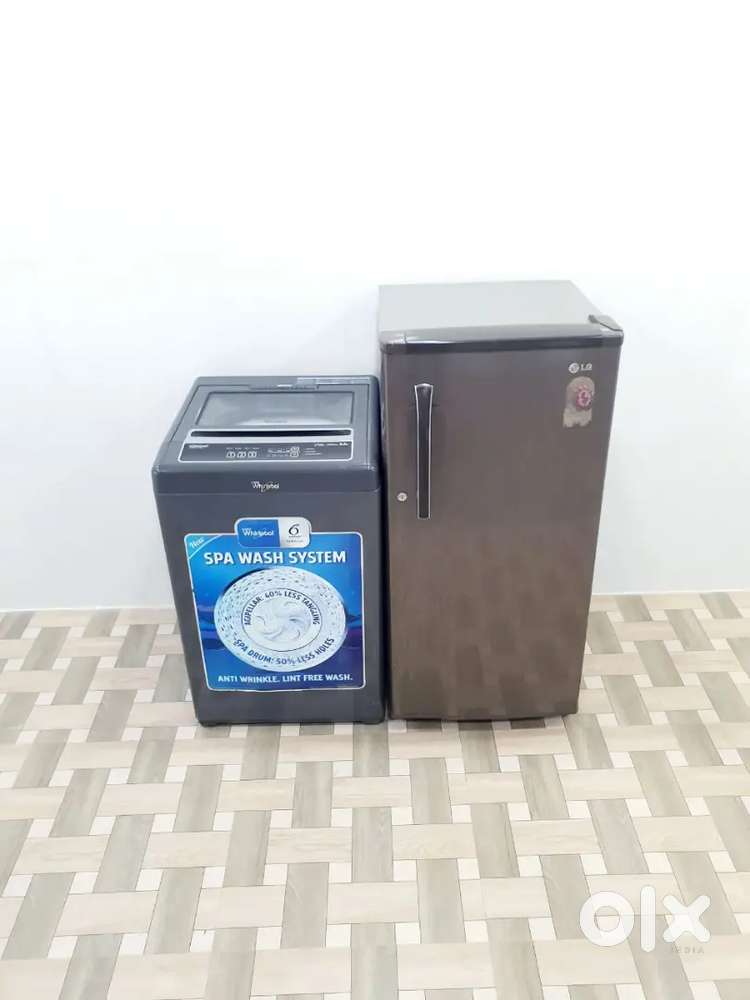 Smart Living Essentials: High-Efficiency Fridge & Washer