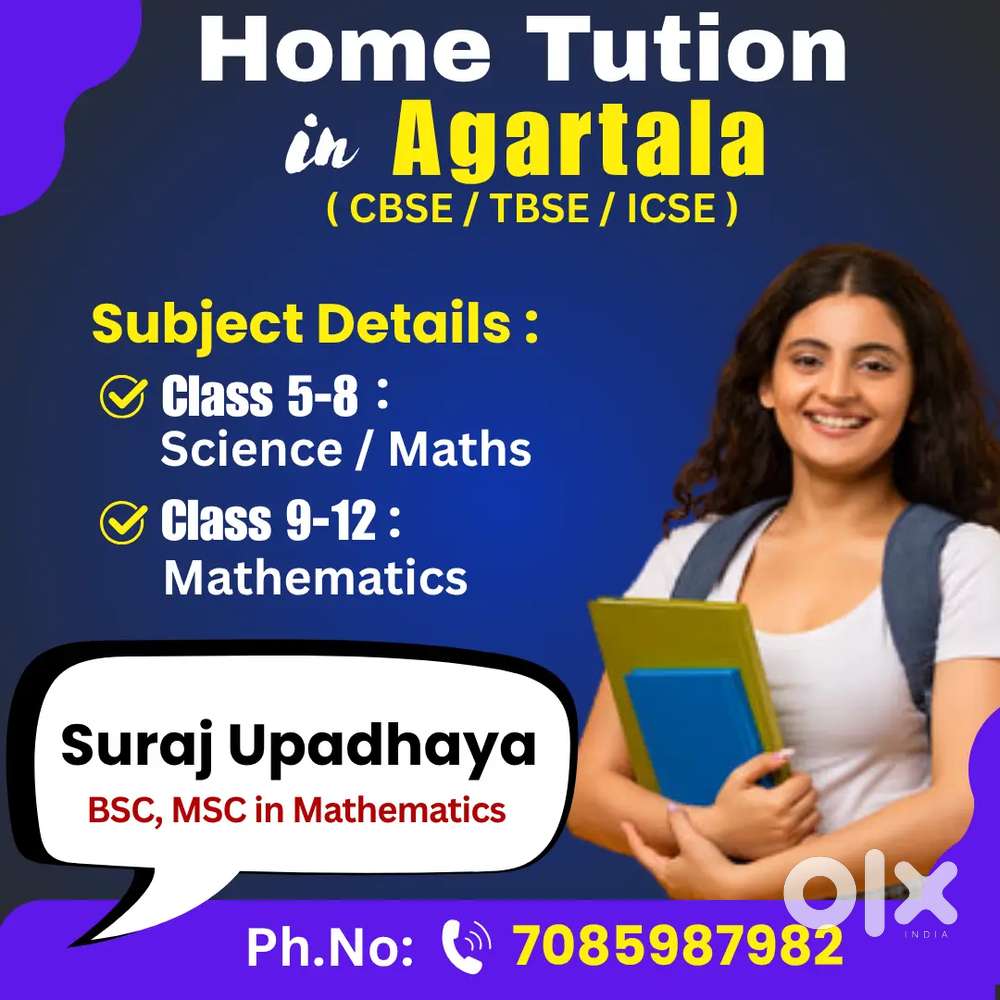 Home Tution (CBSE, TBSE, ICSE)