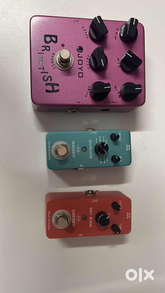 Selling Joyo British, Hayden Digi Reverb, Hayden British Distortion