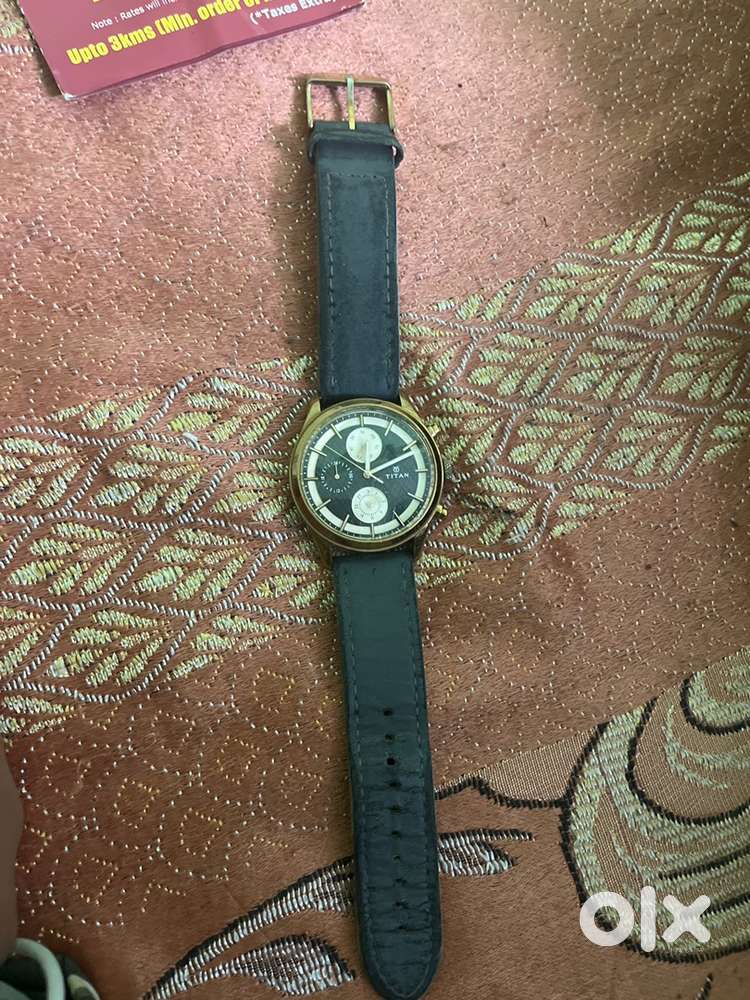 titan watch grey