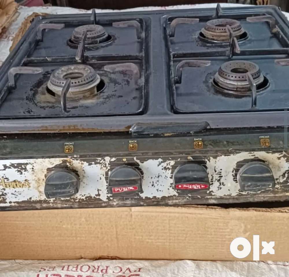4 burner Gas Stove Working Condition