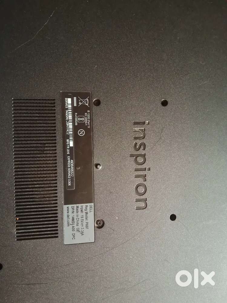 Dell Inspiron intel core i7 laptop with 16gb ram & 256 gb ssd.