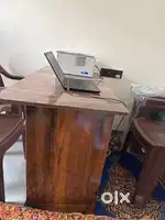 Office Laptop printer and table set